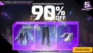 90% डिस्काउंट आइटम (Image Credit : Garena)